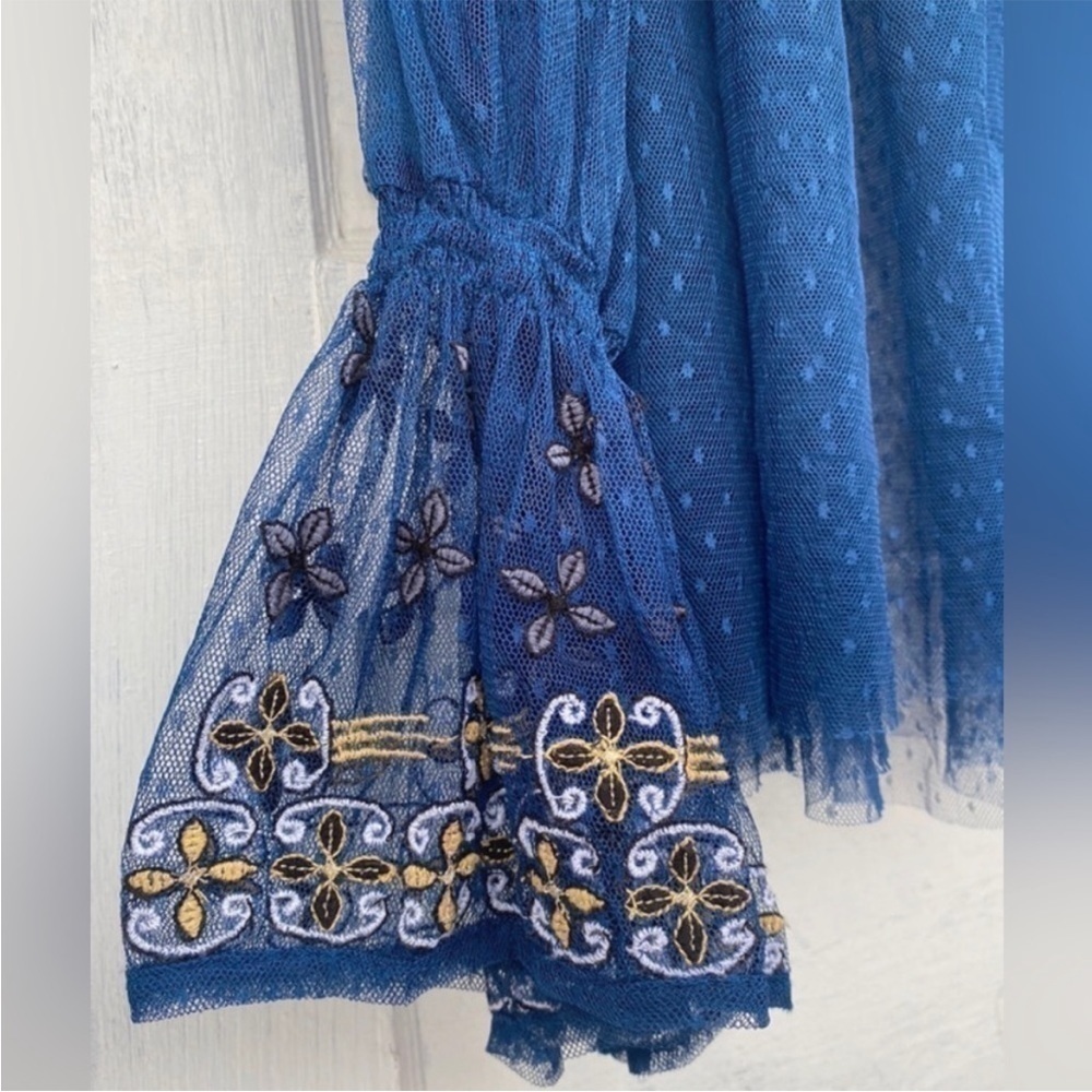 Free People Joyride Lace Embroidered long sleeve top - Picture 6 of 9